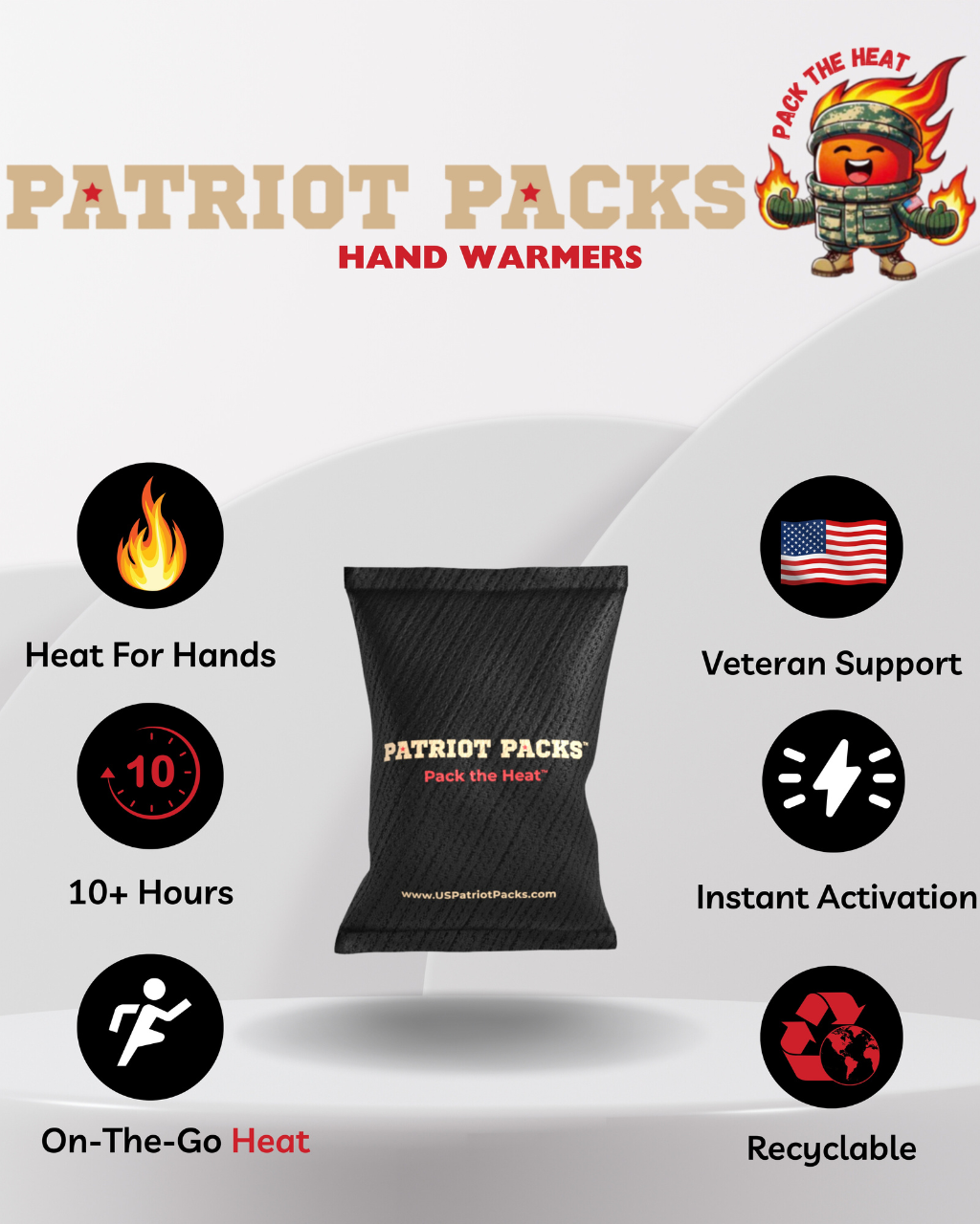 Patriot Packs™ Disposable Hand Warmers
